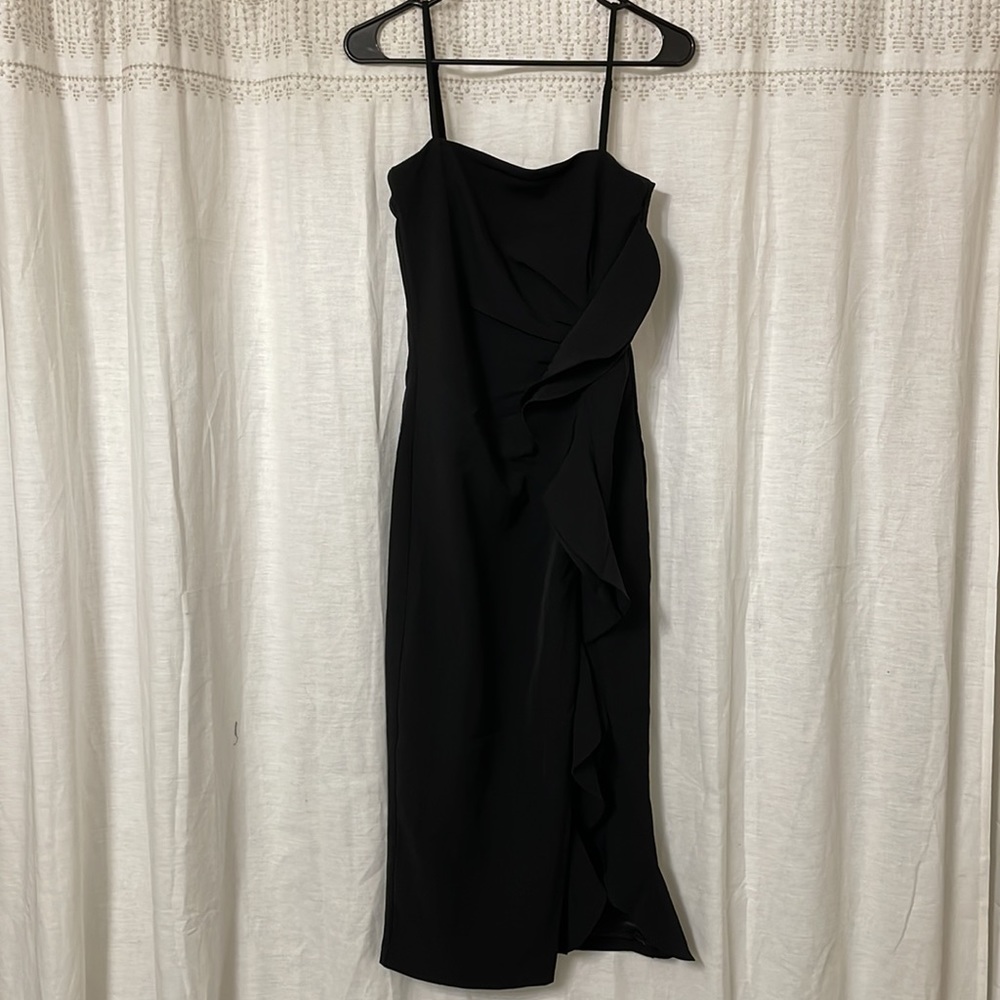 BARDOT RONA RUFFLE MIDI DRESS - Picture 3 of 8
